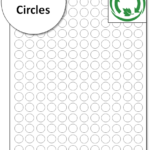 13mm A4 biodegradable Labels - Eco Friendly Labels - Compostable Labels - recycled Label Sheets