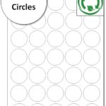 37mm A4 biodegradable Labels - Eco Friendly Labels - Compostable Labels - recycled Label Sheets