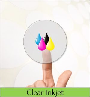 Inkjet Clear Round Labels