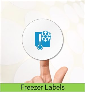 Round Freezer Labels