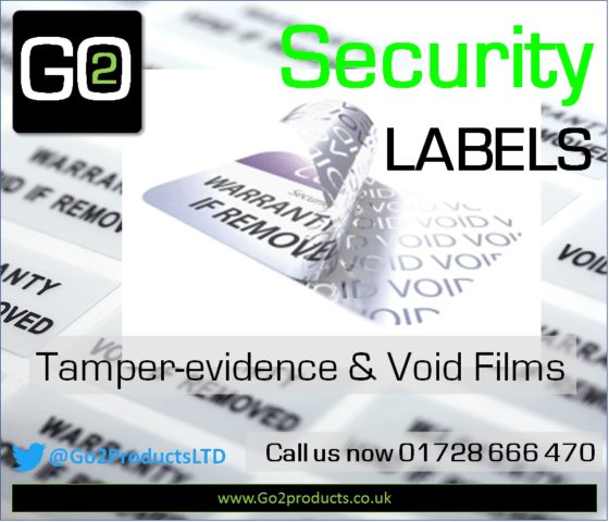 Security Labels – TAMPER EVIDENT & VOID FILMS